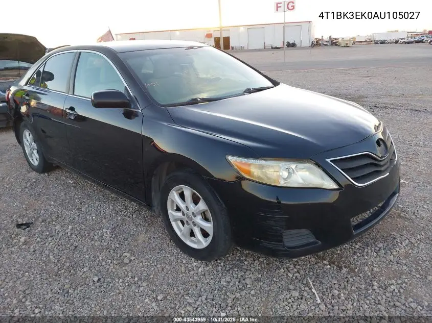 4T1BK3EK0AU105027 2010 Toyota Camry Le V6