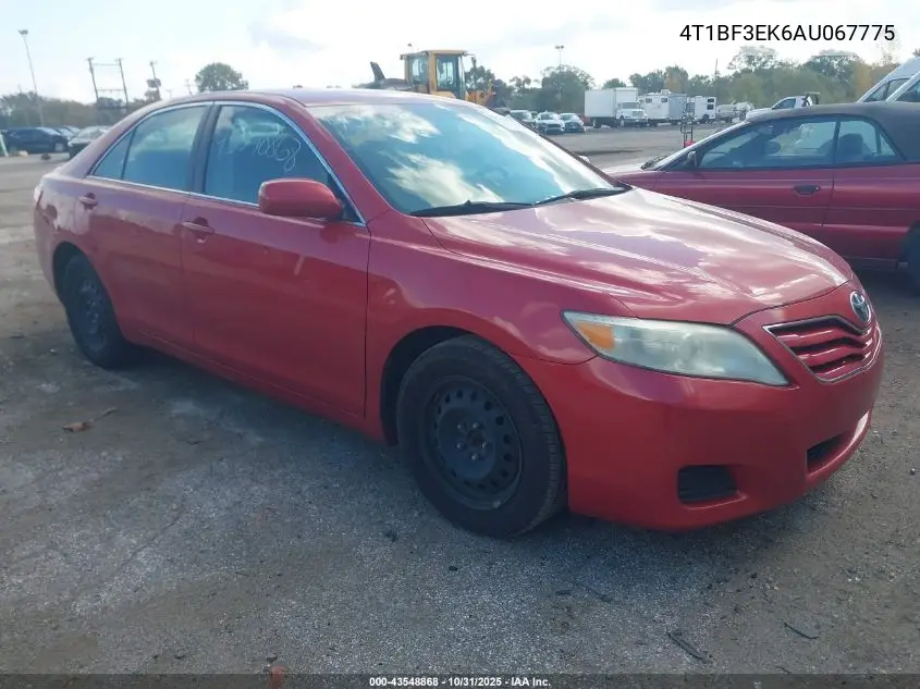 4T1BF3EK6AU067775 2010 Toyota Camry Le