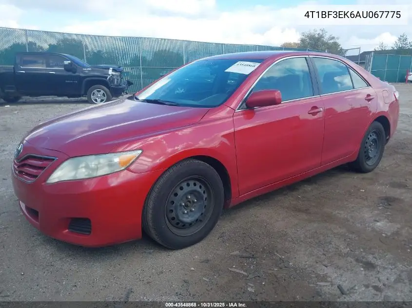 4T1BF3EK6AU067775 2010 Toyota Camry Le