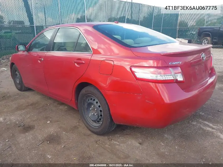 4T1BF3EK6AU067775 2010 Toyota Camry Le