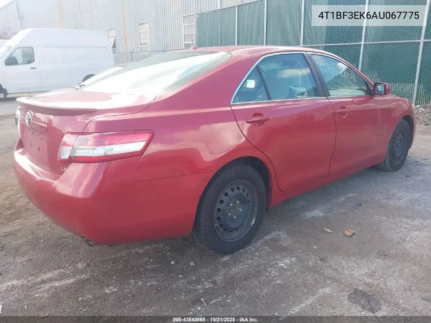4T1BF3EK6AU067775 2010 Toyota Camry Le