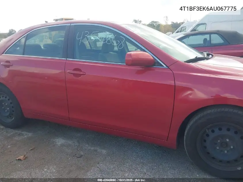 4T1BF3EK6AU067775 2010 Toyota Camry Le