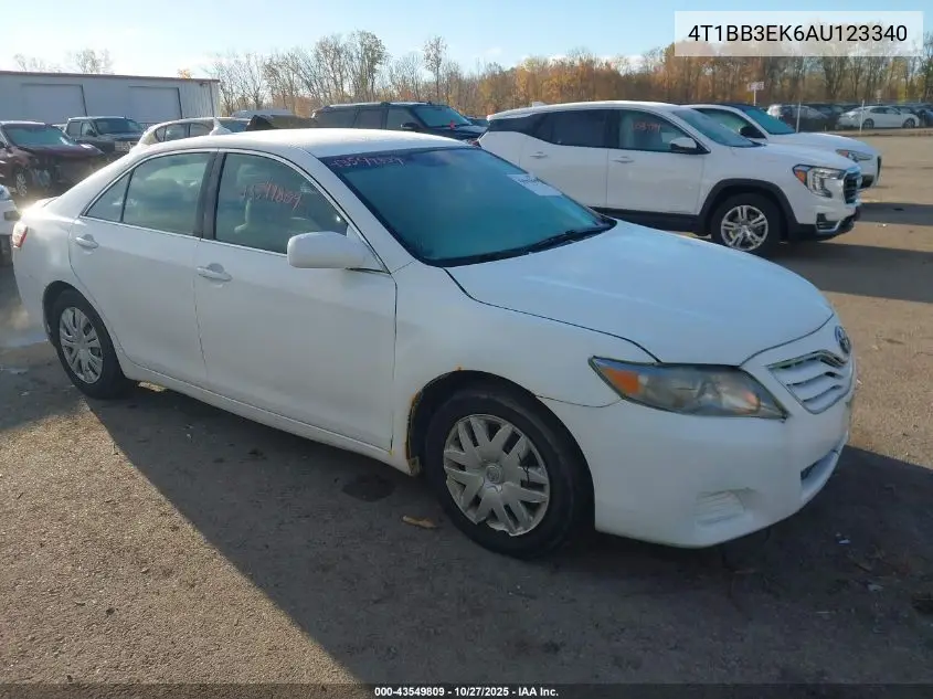 4T1BB3EK6AU123340 2010 Toyota Camry Hybrid