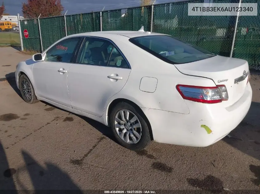 4T1BB3EK6AU123340 2010 Toyota Camry Hybrid