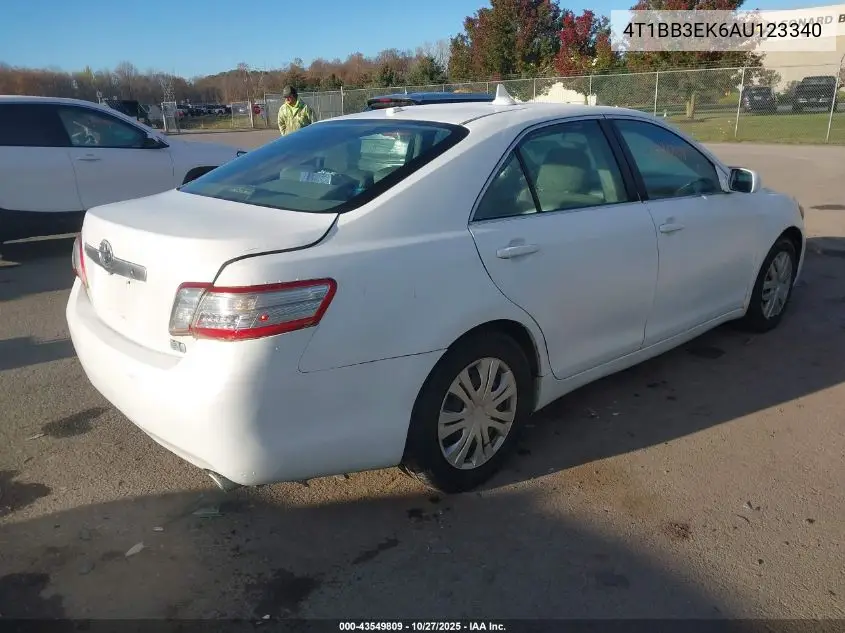 4T1BB3EK6AU123340 2010 Toyota Camry Hybrid