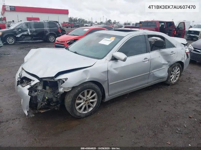 4T1BK3EK7AU607470 2010 Toyota Camry Xle V6