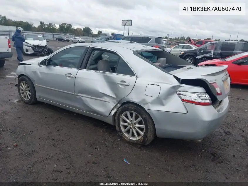4T1BK3EK7AU607470 2010 Toyota Camry Xle V6