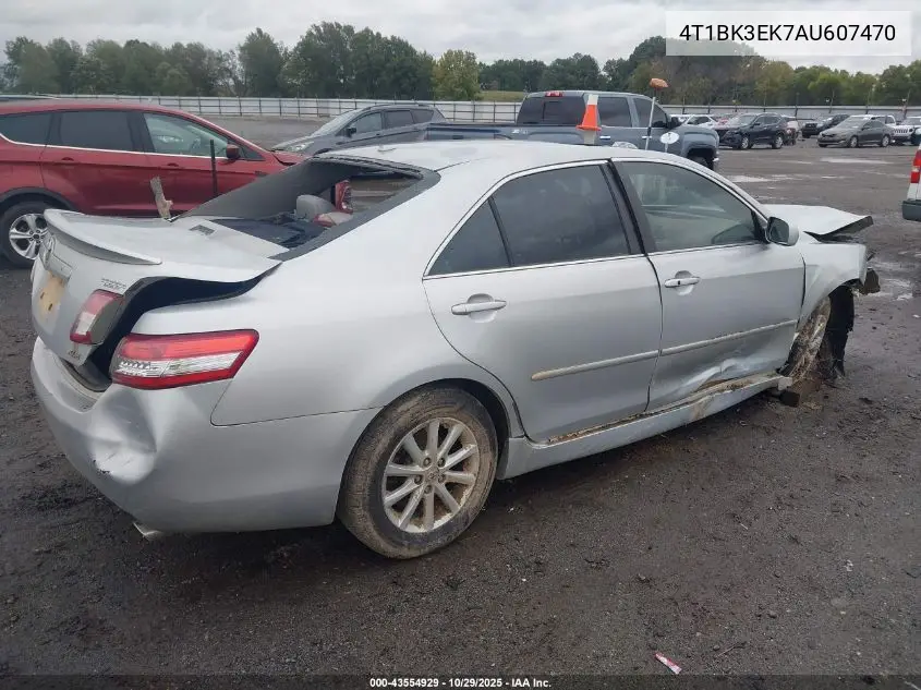 4T1BK3EK7AU607470 2010 Toyota Camry Xle V6