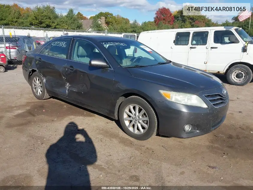 4T4BF3EK4AR081065 2010 Toyota Camry Xle