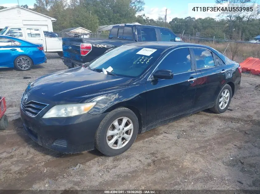 4T1BF3EK4AU553985 2010 Toyota Camry Le