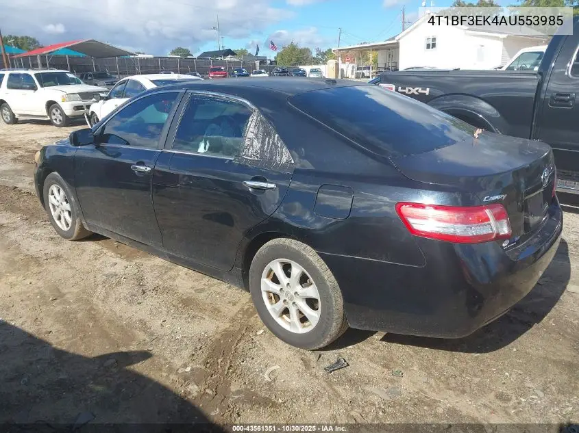 4T1BF3EK4AU553985 2010 Toyota Camry Le