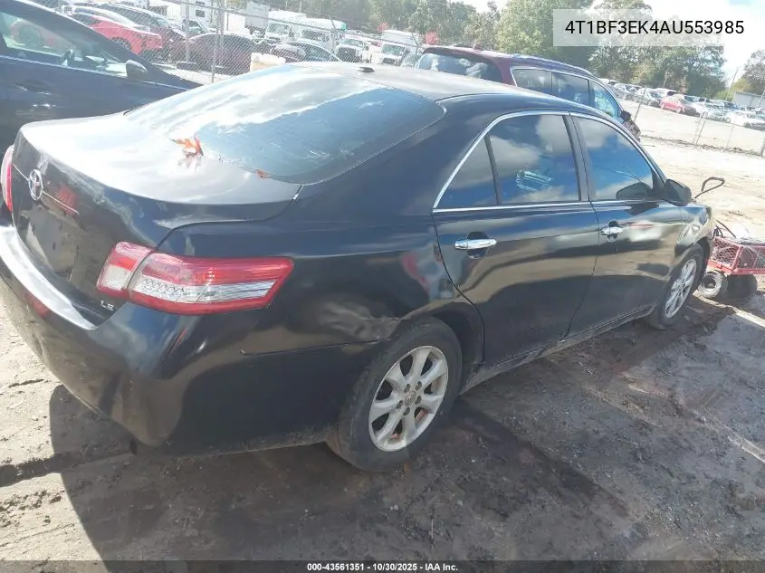 4T1BF3EK4AU553985 2010 Toyota Camry Le