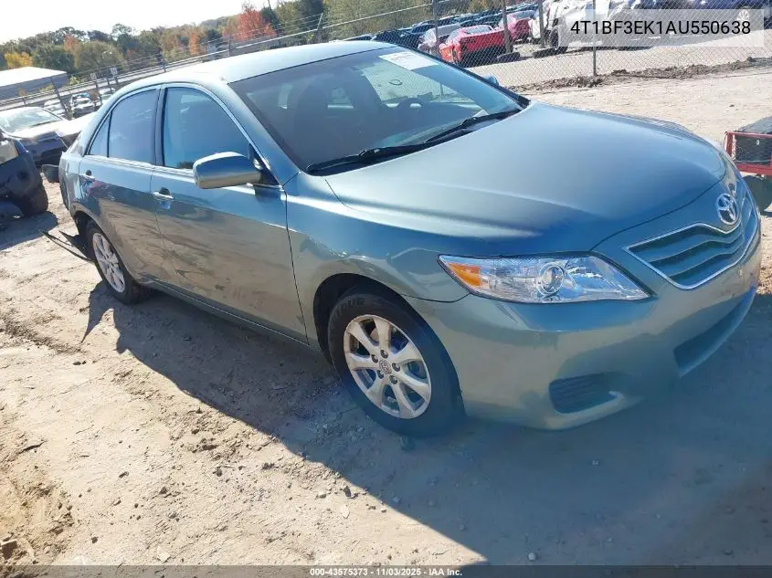 4T1BF3EK1AU550638 2010 Toyota Camry Le