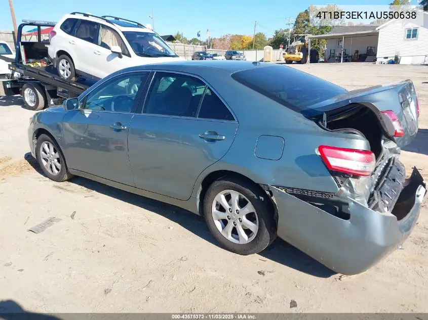 4T1BF3EK1AU550638 2010 Toyota Camry Le