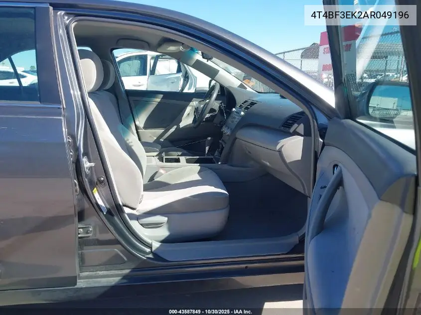 4T4BF3EK2AR049196 2010 Toyota Camry Le
