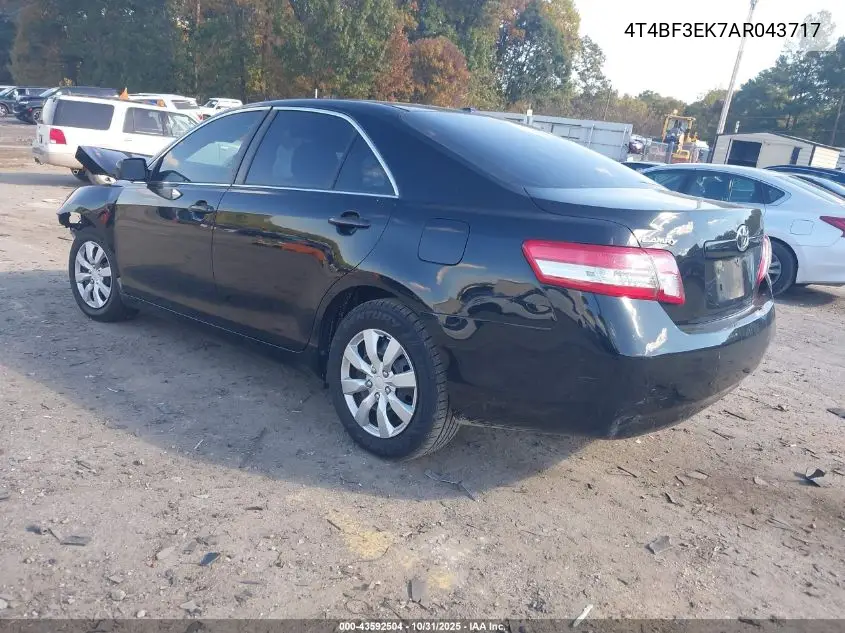 4T4BF3EK7AR043717 2010 Toyota Camry