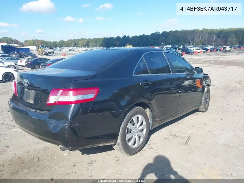 4T4BF3EK7AR043717 2010 Toyota Camry