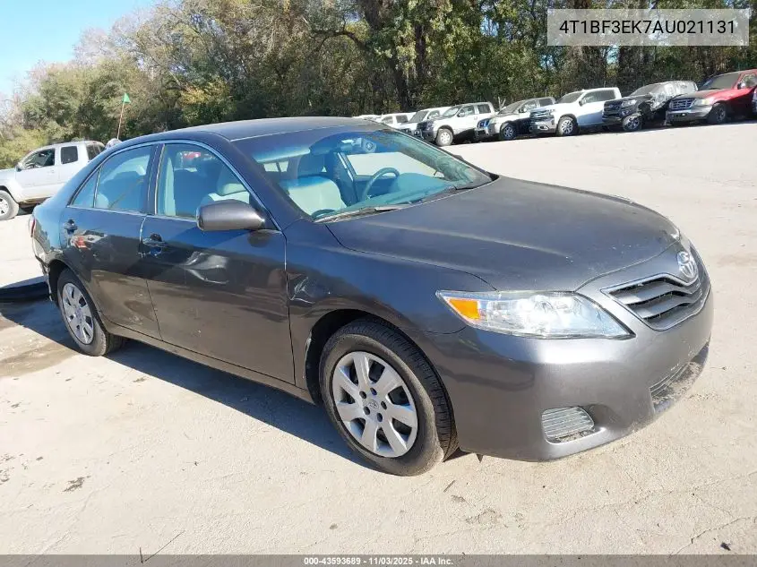 4T1BF3EK7AU021131 2010 Toyota Camry Le