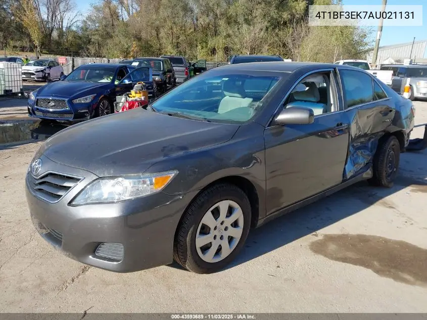 4T1BF3EK7AU021131 2010 Toyota Camry Le