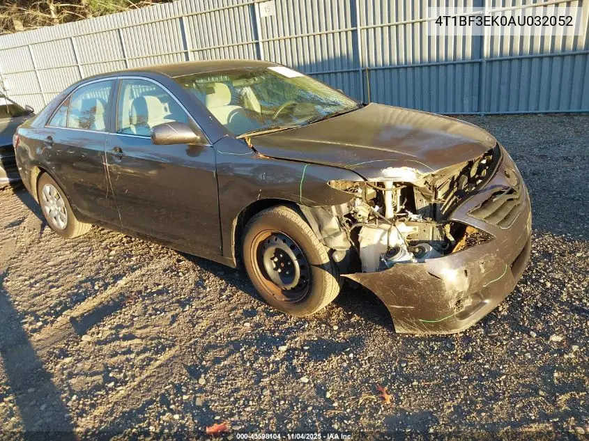 4T1BF3EK0AU032052 2010 Toyota Camry Le