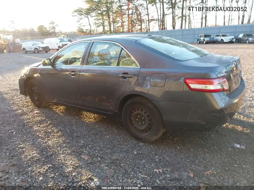 4T1BF3EK0AU032052 2010 Toyota Camry Le