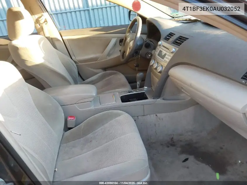 4T1BF3EK0AU032052 2010 Toyota Camry Le