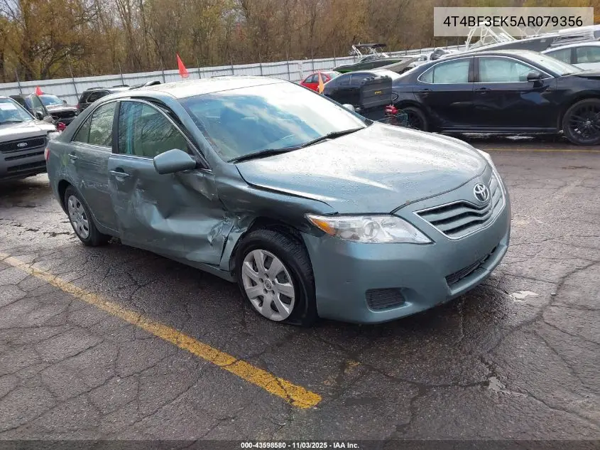 4T4BF3EK5AR079356 2010 Toyota Camry Le