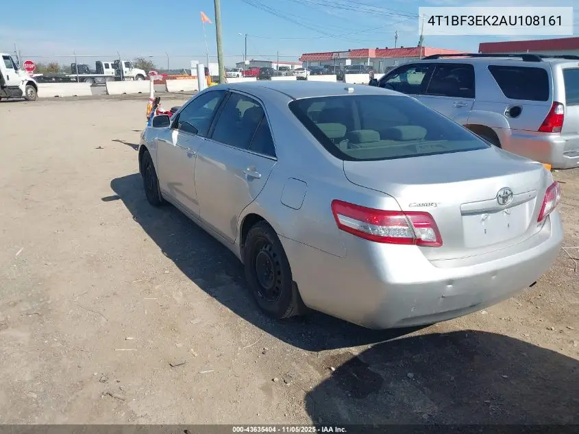 4T1BF3EK2AU108161 2010 Toyota Camry Le