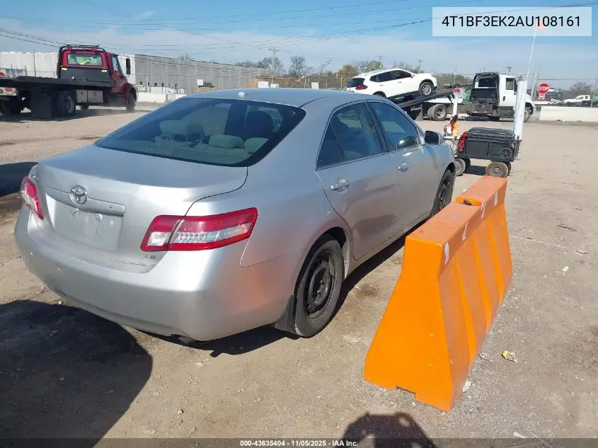 4T1BF3EK2AU108161 2010 Toyota Camry Le