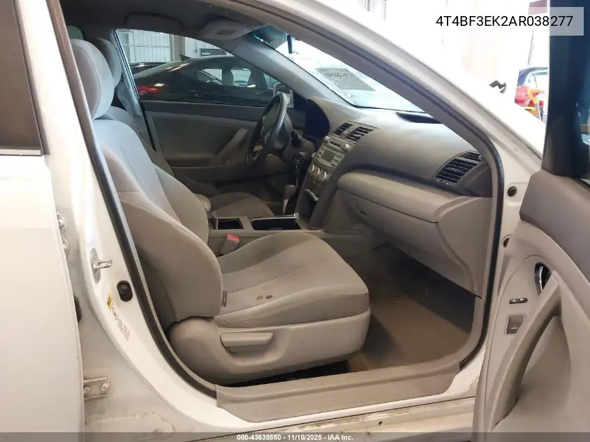 4T4BF3EK2AR038277 2010 Toyota Camry Le