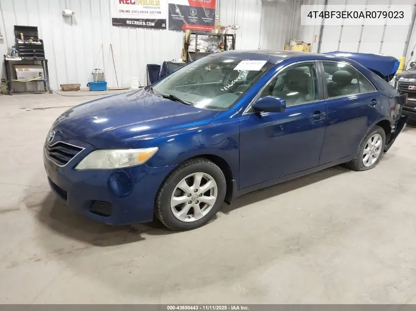 4T4BF3EK0AR079023 2010 Toyota Camry Le
