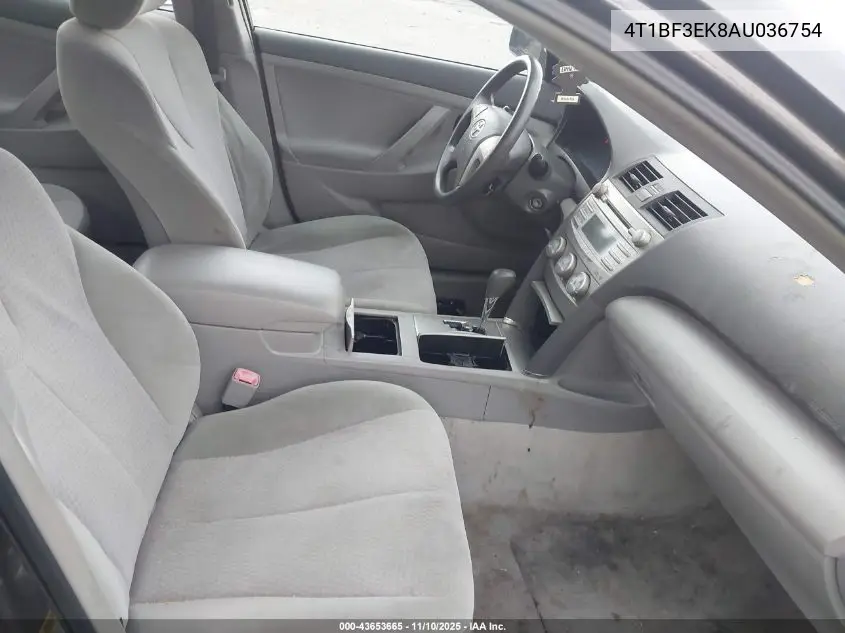 4T1BF3EK8AU036754 2010 Toyota Camry Le