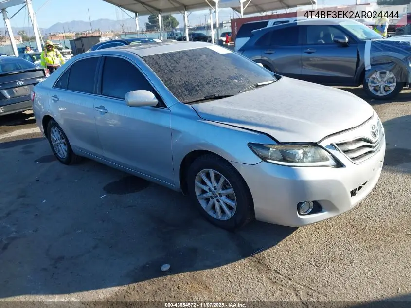 4T4BF3EK2AR024444 2010 Toyota Camry Xle