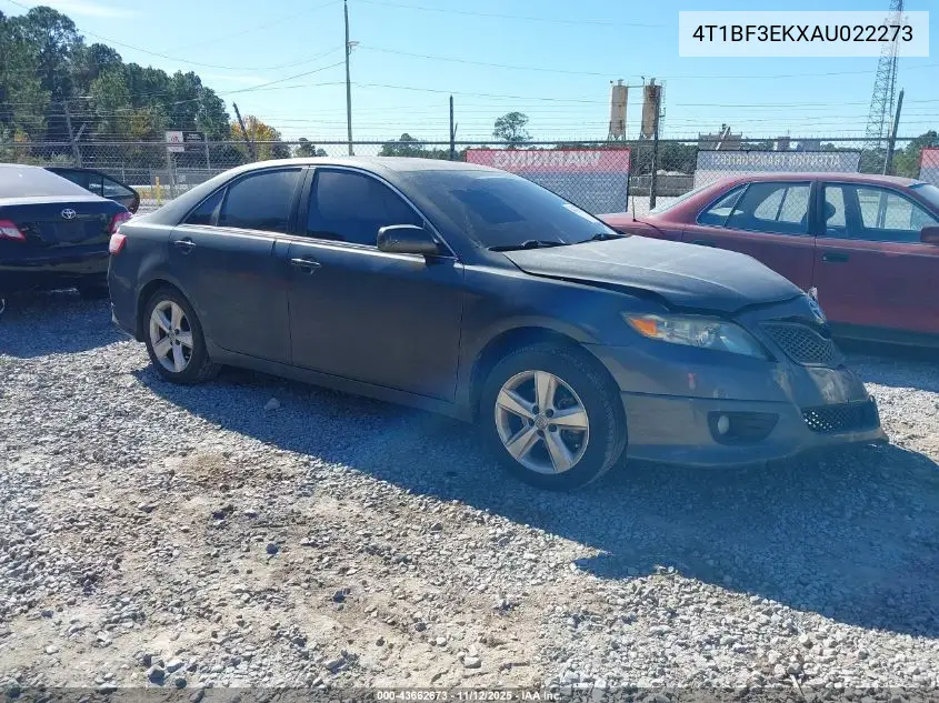 4T1BF3EKXAU022273 2010 Toyota Camry Se
