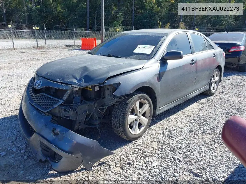 4T1BF3EKXAU022273 2010 Toyota Camry Se
