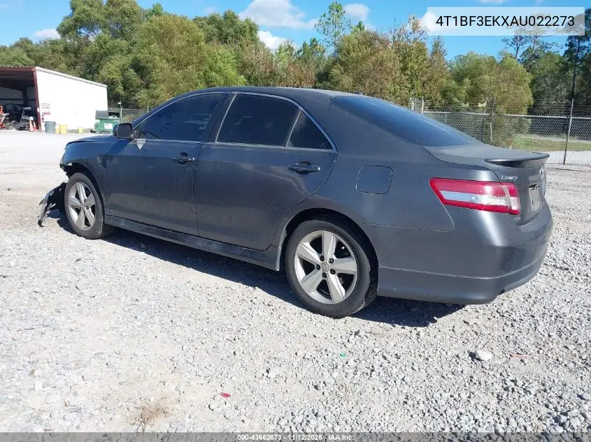 4T1BF3EKXAU022273 2010 Toyota Camry Se