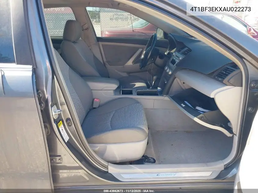 4T1BF3EKXAU022273 2010 Toyota Camry Se