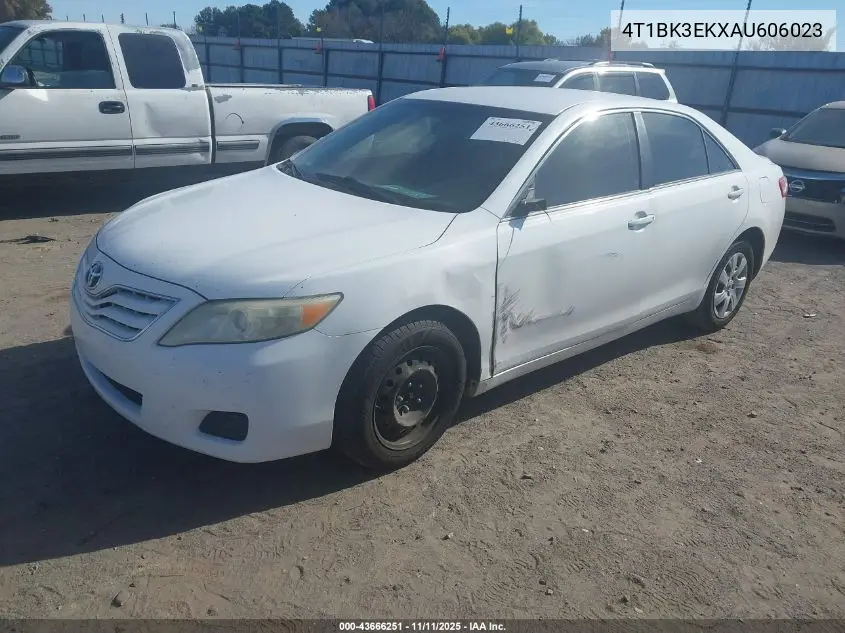 4T1BK3EKXAU606023 2010 Toyota Camry Le V6