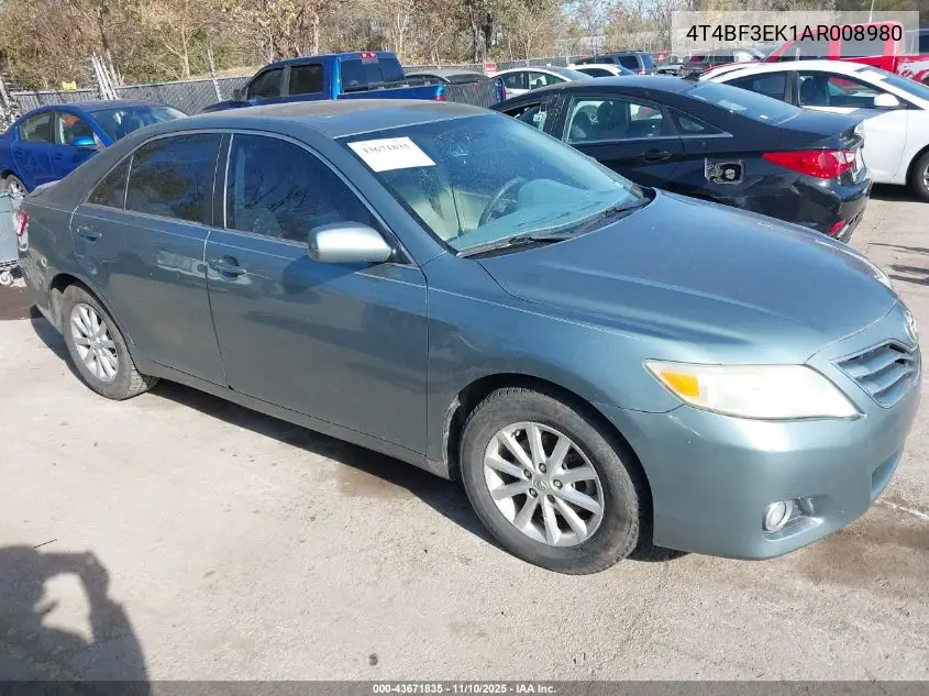 4T4BF3EK1AR008980 2010 Toyota Camry Xle