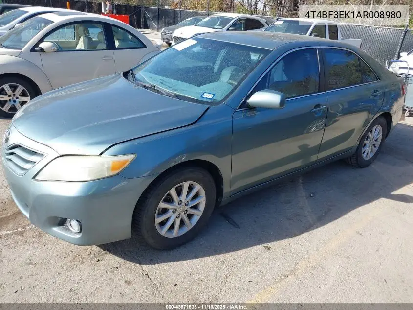 4T4BF3EK1AR008980 2010 Toyota Camry Xle