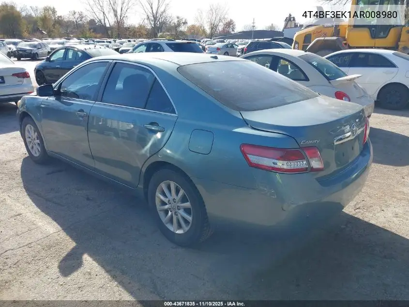 4T4BF3EK1AR008980 2010 Toyota Camry Xle