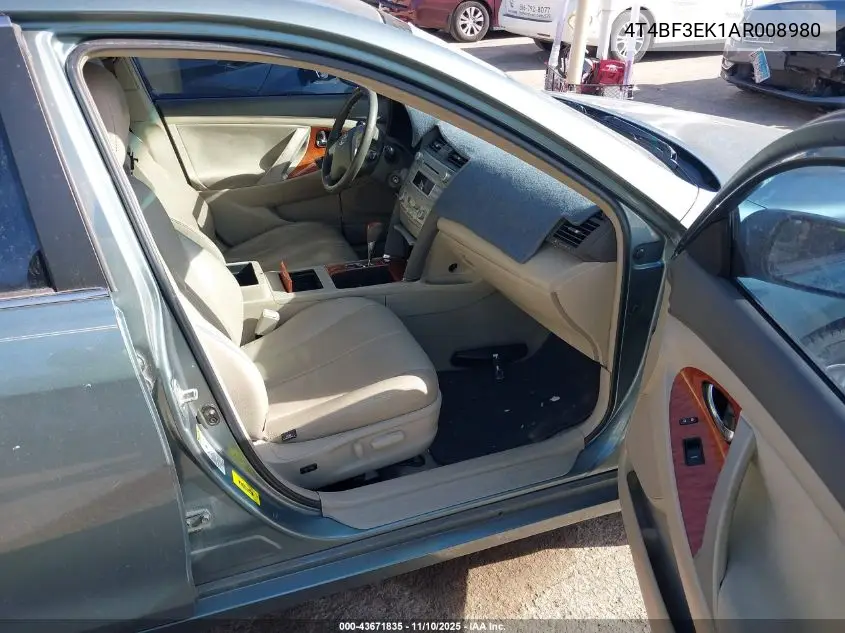 4T4BF3EK1AR008980 2010 Toyota Camry Xle