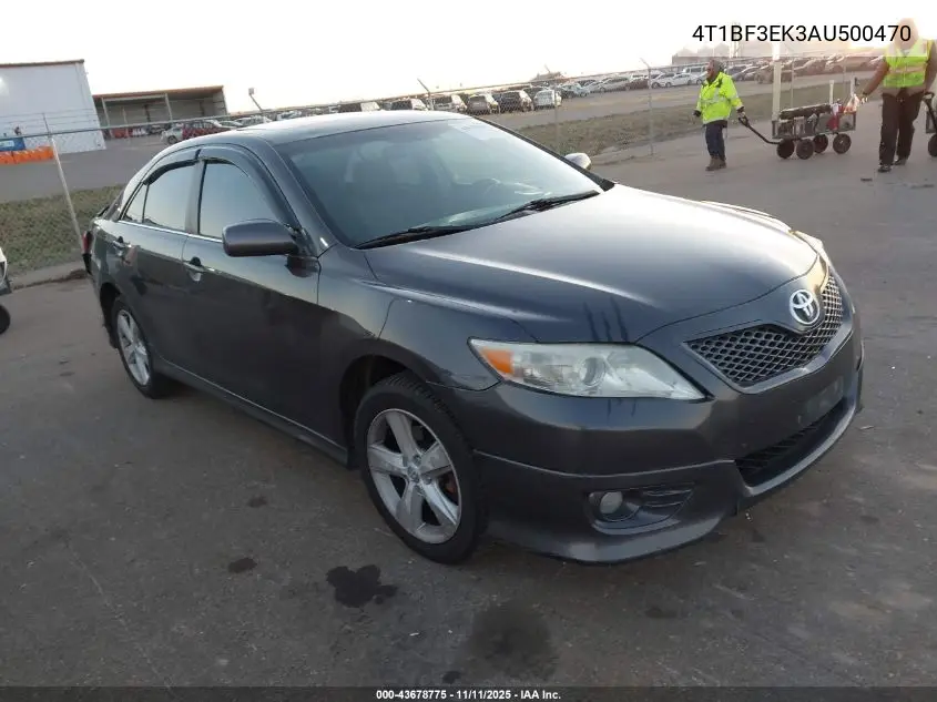 4T1BF3EK3AU500470 2010 Toyota Camry Se