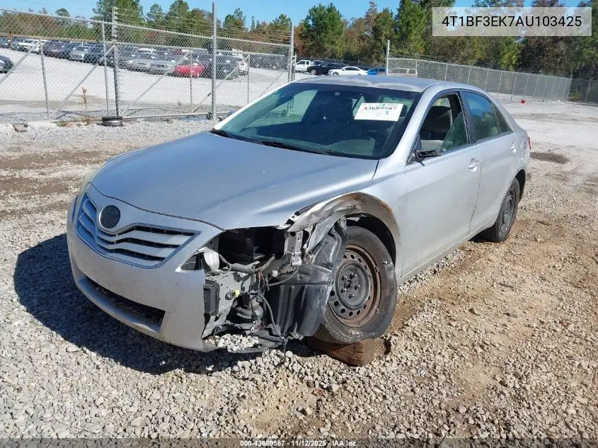 4T1BF3EK7AU103425 2010 Toyota Camry