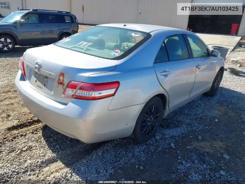 4T1BF3EK7AU103425 2010 Toyota Camry