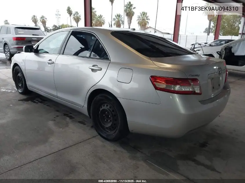 4T1BF3EK9AU094310 2010 Toyota Camry Le