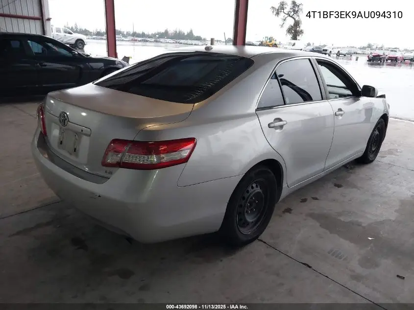4T1BF3EK9AU094310 2010 Toyota Camry Le