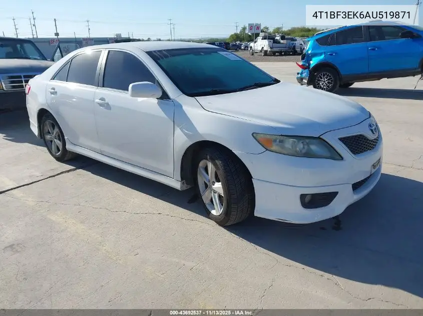 4T1BF3EK6AU519871 2010 Toyota Camry Se