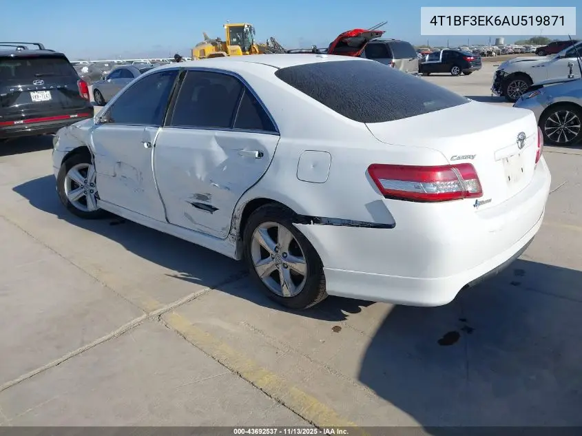 4T1BF3EK6AU519871 2010 Toyota Camry Se