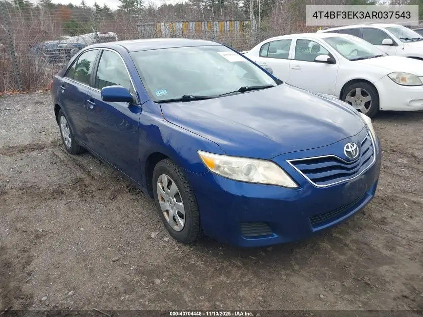 4T4BF3EK3AR037543 2010 Toyota Camry